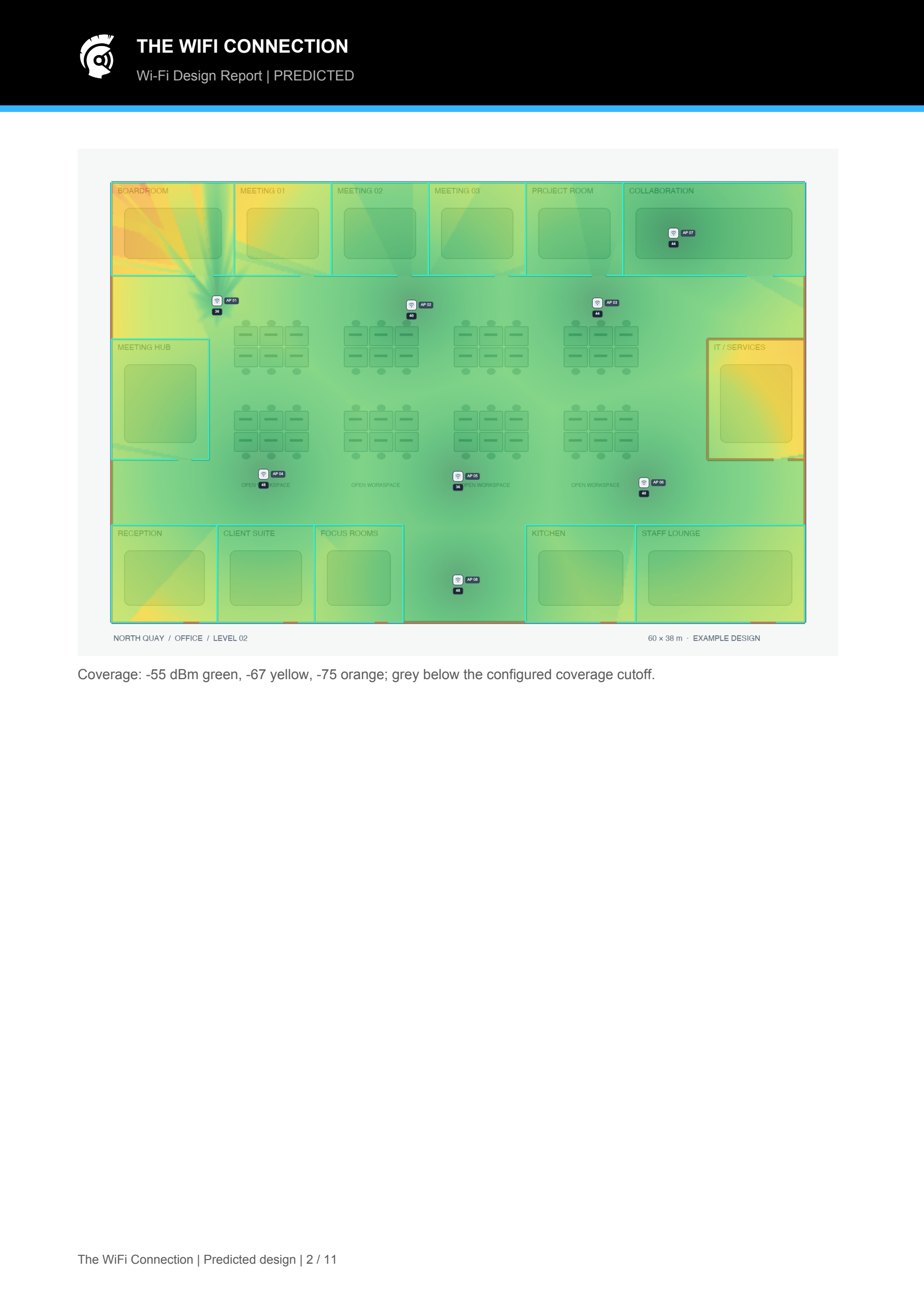 PDF report · Coverage map