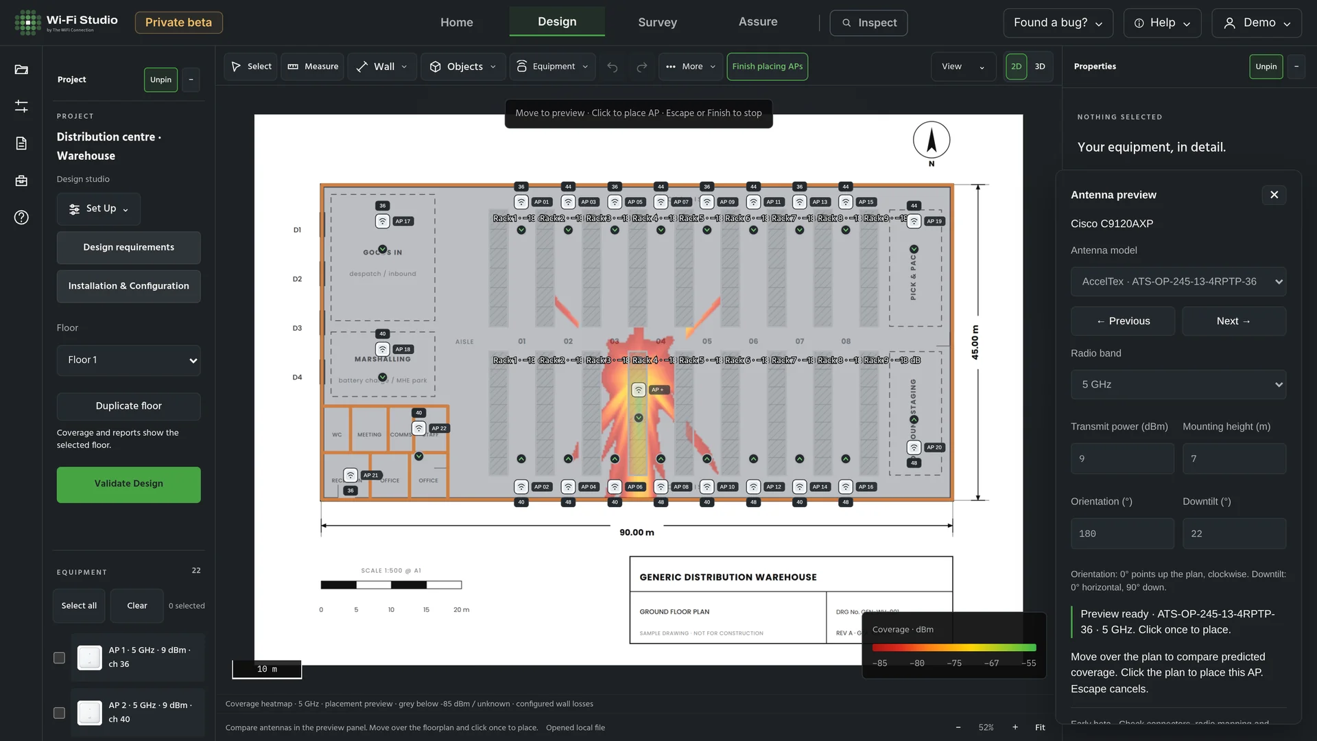 3 · Preview and compare antenna patterns