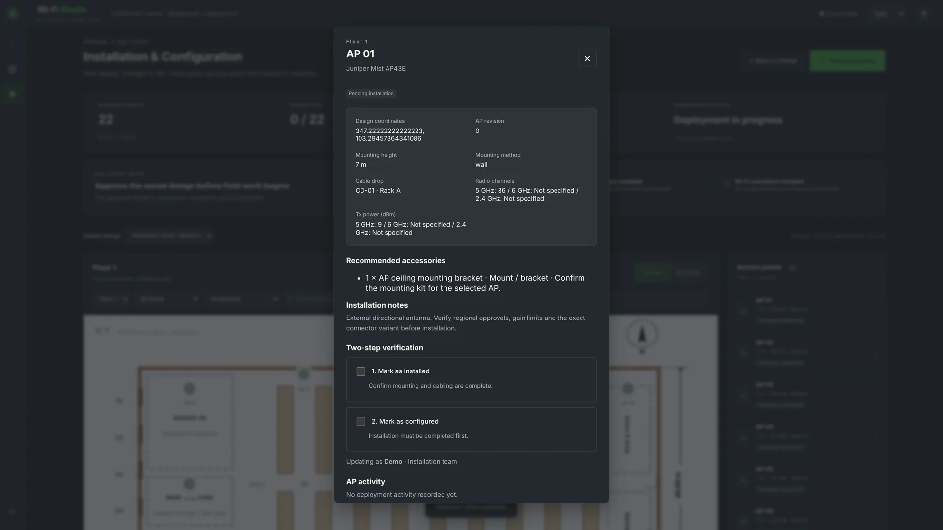 Warehouse · Install guide