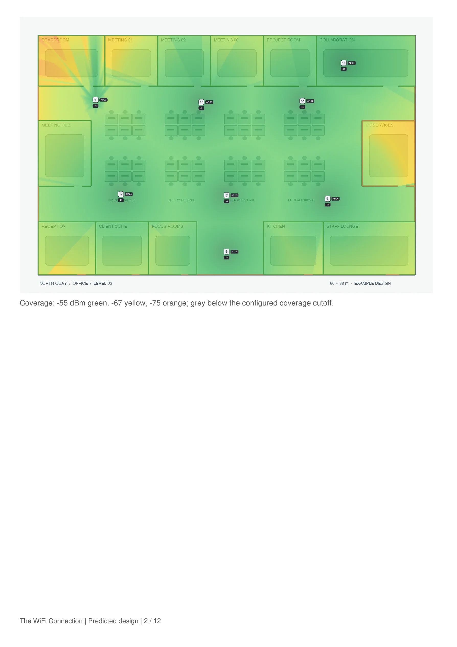 PDF report · Coverage map